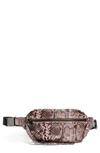 Aimee Kestenberg Milan Leather Belt Bag In Mystic Snake