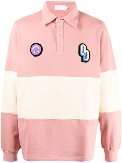 Off Duty Ploc Rugby Shirt In Rosa