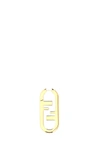 Fendi Monogram-plaque Push-lock Earring