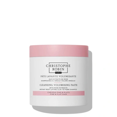 Christophe Robin Cleansing Volumising Paste With Pure Rassoul Clay And Rose 250ml