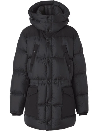 Burberry Padded Nylon Puffer Jacket In Multi-colored