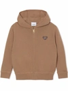 BURBERRY THOMAS BEAR ZIPPED HOODIE