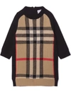 BURBERRY CHECK PATTERN JUMPER DRESS