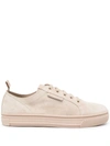 GIANVITO ROSSI LOW-TOP SUEDE TRAINERS