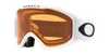 Oakley Matte White Acetate Sunglasses In Persimmon