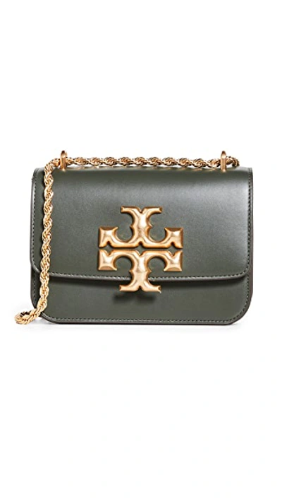 Tory Burch Eleanor Small Convertible Shoulder Bag In Dark Ivy