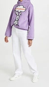 Natasha Zinko Happy Friday Hooded Cotton-blend Sweatshirt