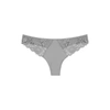 Simone Perele Saga Grey Guipure Lace Thong In Secret Garden