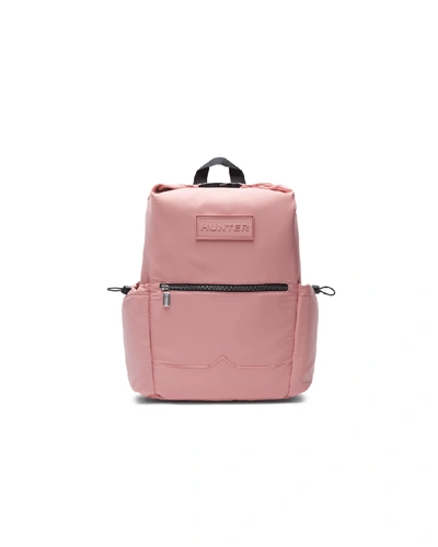 Hunter Refined Sustainable Top Clip Backpack In Pink