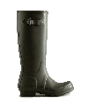 Hunter Men's Original Tall Waterproof Rain Boots In Dark Olive