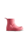 Hunter Women's Original Short Play Wedge Rain Boots In Pink