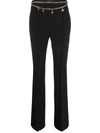 LIU •JO HIGH-WAIST FLARED TROUSERS