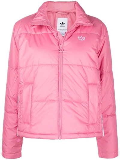 Adidas Originals Recycled Polyester Puffer Jacket In Pink
