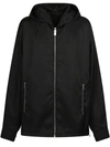 Givenchy Black Windbreaker In 4g Jacquard Nylon In Black
