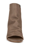 Vintage Foundry Sabrina Leather Block Heel Bootie In Taupe