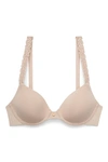 Natori Intimates Pure Luxe Full Fit T-shirt Bra Women's In Cafu00e9