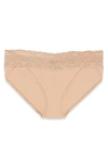 Natori Intimates Bliss Perfection One-size V-kini Panty In Cafu00e9