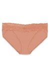 Natori Bliss Perfection Soft & Stretchy V-kini Panty Underwear In Frosu00e9