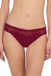 Natori Intimates Bliss Perfection One-size Thong In Currant