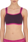 Natori High-impact Yogi Contour Convertible Full Coverage Sports Bra 731050 In Sumac/electric Pink