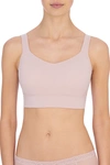 Natori Intimates Bliss Flex Wireless Contour Bralette Bra In Rose Beige