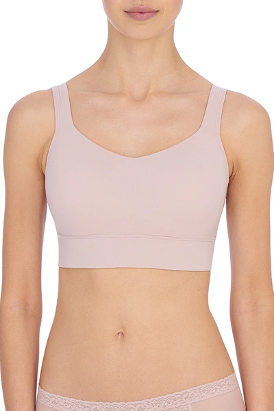 Natori Intimates Bliss Flex Wireless Contour Bralette Bra In Rose Beige