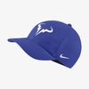 Nike Court Aerobill Rafa Heritage86 Tennis Hat In Hyper Royal,white