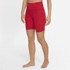 Nike Yoga Luxe Women's High-waisted Shorts In Gym Red,team Red