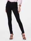 Paige Skinny Fit Cropped Jeans In Black