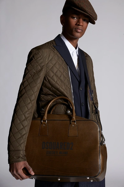 Dsquared2 Men Duffle In Military Green