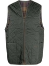 BARBOUR QUILTED POUCH-POCKET GILET
