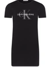 CALVIN KLEIN LOGO-PRINT SHORT-SLEEVED T-SHIRT DRESS