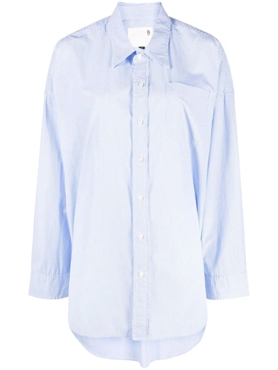 R13 PINSTRIPE COTTON SHIRT