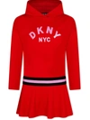 DKNY TEEN SEQUINED HOODED DRESS