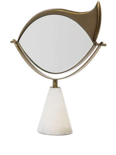 L'objet Gold Tone Lito Vanity Mirror