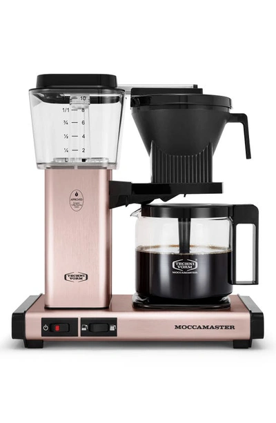 Moccamaster Kbgv Coffee Brewer In Rose Gold