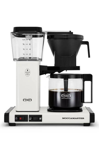 Moccamaster Kbgv Coffee Brewer In Off-white