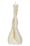 Caiyu Candle Les Jambes Candle In White