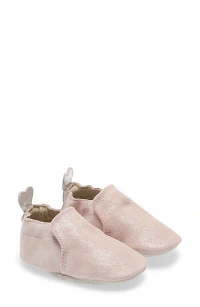 Robeezr Babies' Pretty Crib Shoe In Pink