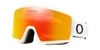 Oakley Mann Target Line L Snow Goggles In Fire Iridium
