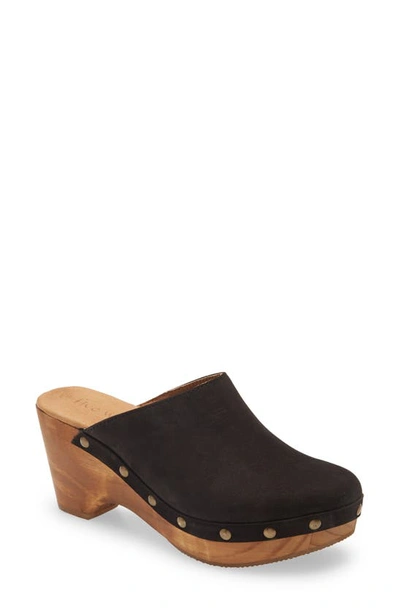 Cordani Zorba Clog In Black Nubuck