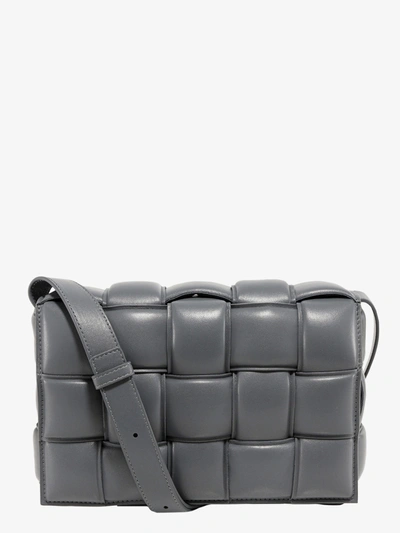 Bottega Veneta Padded Cassette In Grey