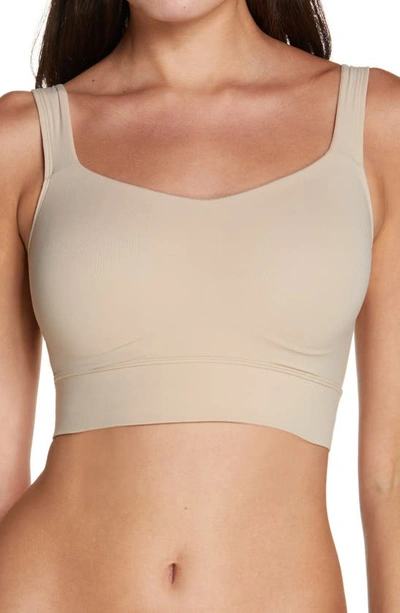 Natori Bliss Flex Wireless Contour Bralette In Cafe