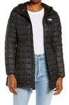 The North Face Thermoball Eco Hooded Parka Jacket In Black In Tnf Black