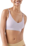 True & Co. True Body Triangle Convertible Strap Bralette In Lilac Mist