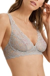 HANRO LUXURY MOMENTS LACE WIRELESS BRA,71465