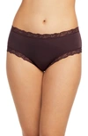 Fleur't Iconic High Waist Boyshorts In Cocoa