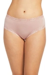 Fleur't Iconic High Waist Boyshorts In Ash Rose