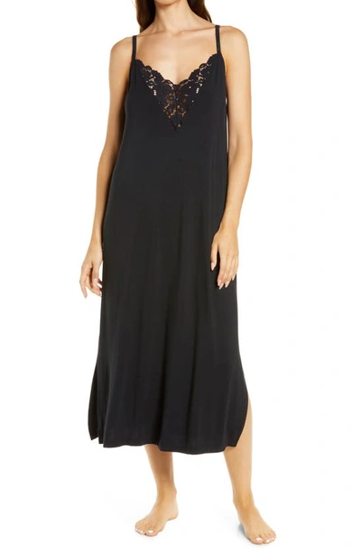 Eberjey Naya Nightgown In Black