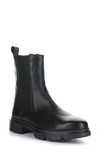 Bos. & Co. Lock Waterproof Chelsea Boot In Black Feel Leather
